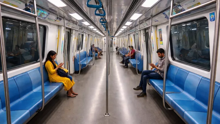 Tarif Kemahalan, MRT India Sepi Penumpang