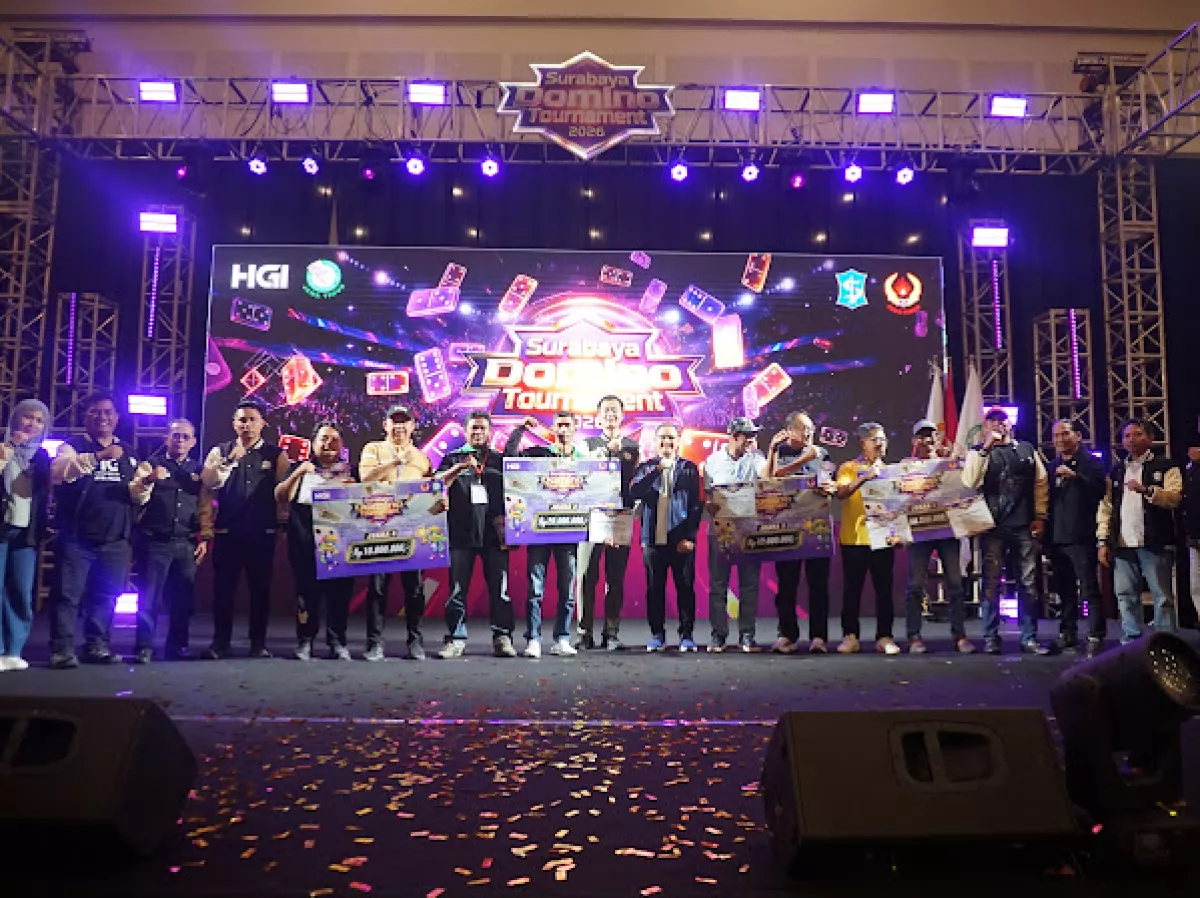 Gelar Juara di Surabaya! Duo Gresik Kuasai Final Sengit Turnamen Domino 2026