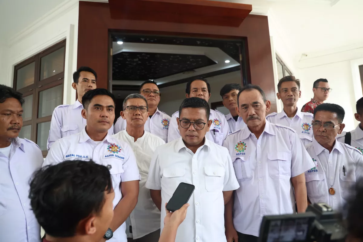 Gubernur Banten Andra Soni Terima Kunjungan Serikat Pekerja Jelang May Day