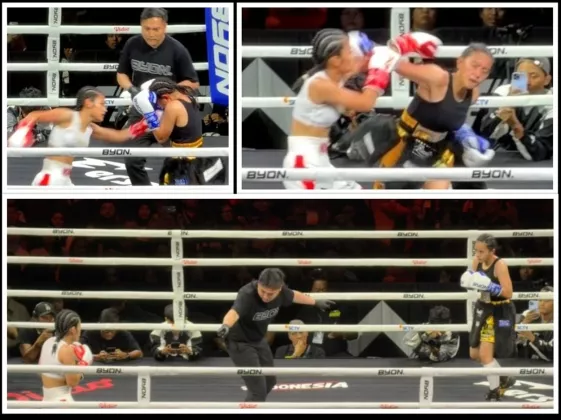 DUEL 4 RONDE! Winona Karamoy Tumbang di Tangan Gadis Sabah Malaysia