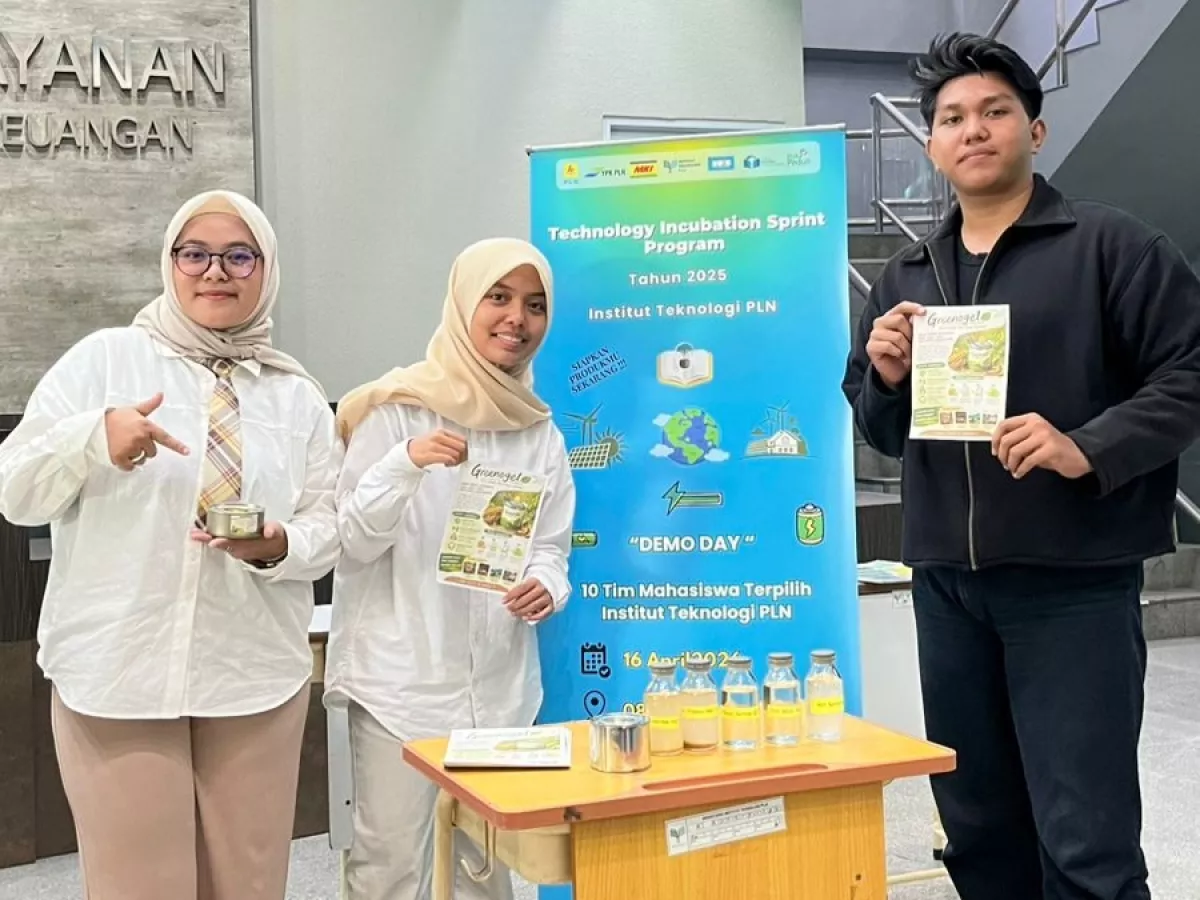 Sampah Jerami dan Kulit Pisang Disulap Jadi Energi, Mahasiswa ITPLN Bikin GreenoGel