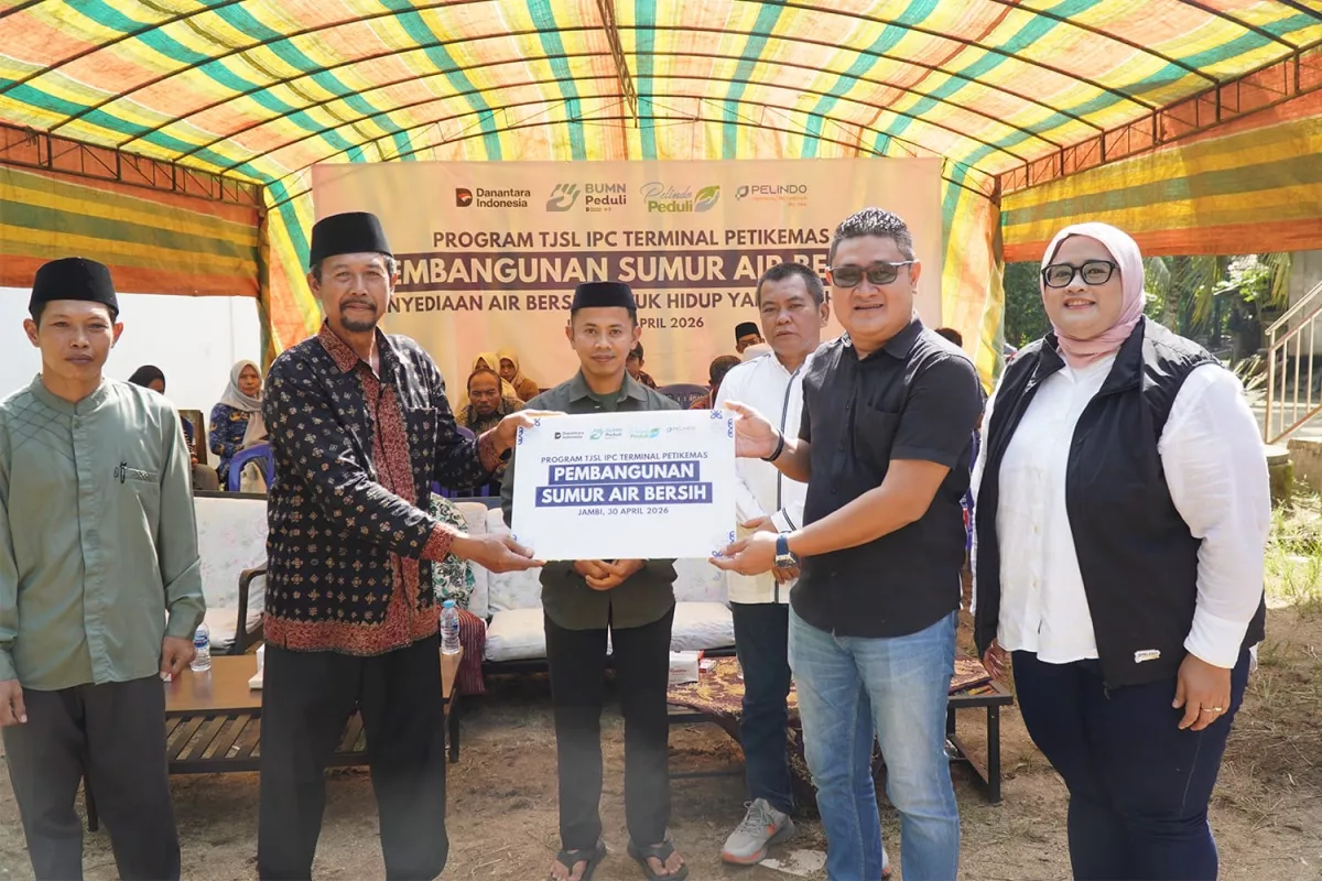 IPC TPK Hadirkan Akses Air Bersih bagi Masyarakat Muaro Jambi, Dorong Dampak Sosial Berkelanjutan