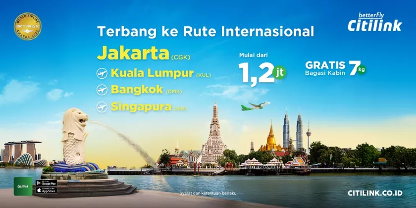 Weekend Singkat di Luar Negeri, Terbang ke Bangkok, Kuala Lumpur atau Singapura Mulai 1,2 Jutaan!