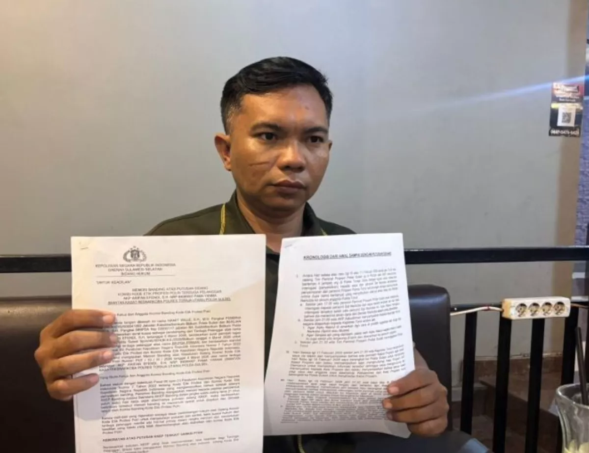 Dipecat Kasus Narkoba, Mantan Kasat  Polres Toraja Utara Ajukan Banding
