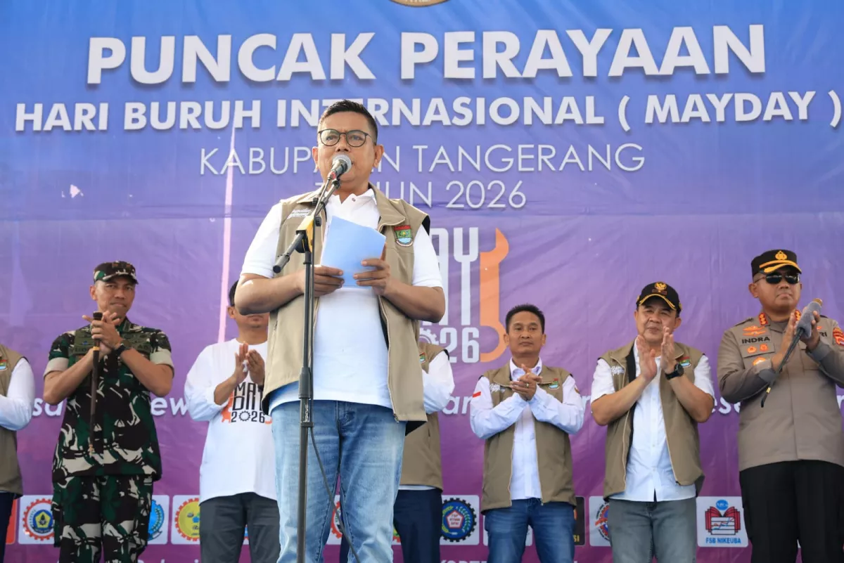 Gubernur Andra Soni Ajak Buruh dan Pengusaha Perkuat Kolaborasi Demi Kemajuan Industri Banten