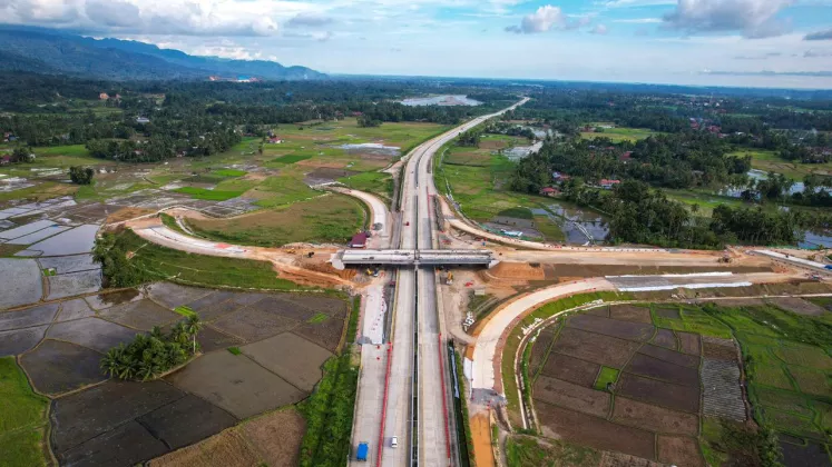Hutama Karya Gaspol Bangun Akses Lubuk Alung, Koneksi Padang-Pariaman Kian Cepat