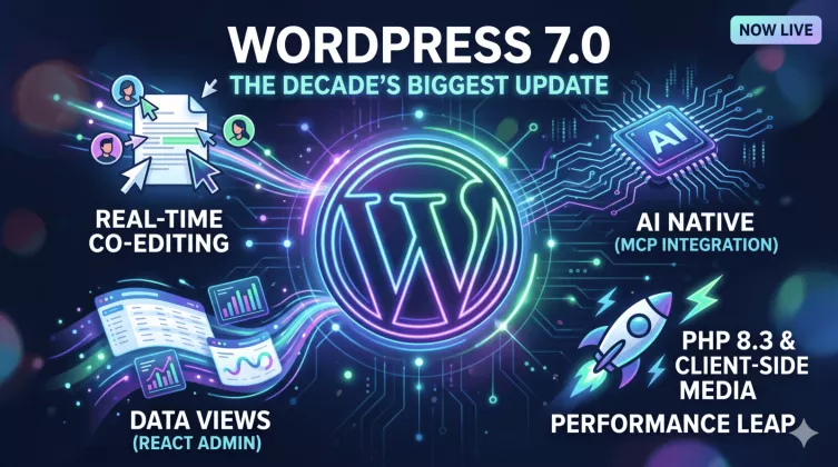 WordPress 7.0 Dirilis Hari ini, Update Terbesar Selama Dekade Terakhir, Ini Dia Fitur Barunya
