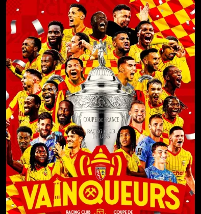 Lens Juara Piala Prancis untuk Pertama Kali Usai Tundukkan Nice 3-1