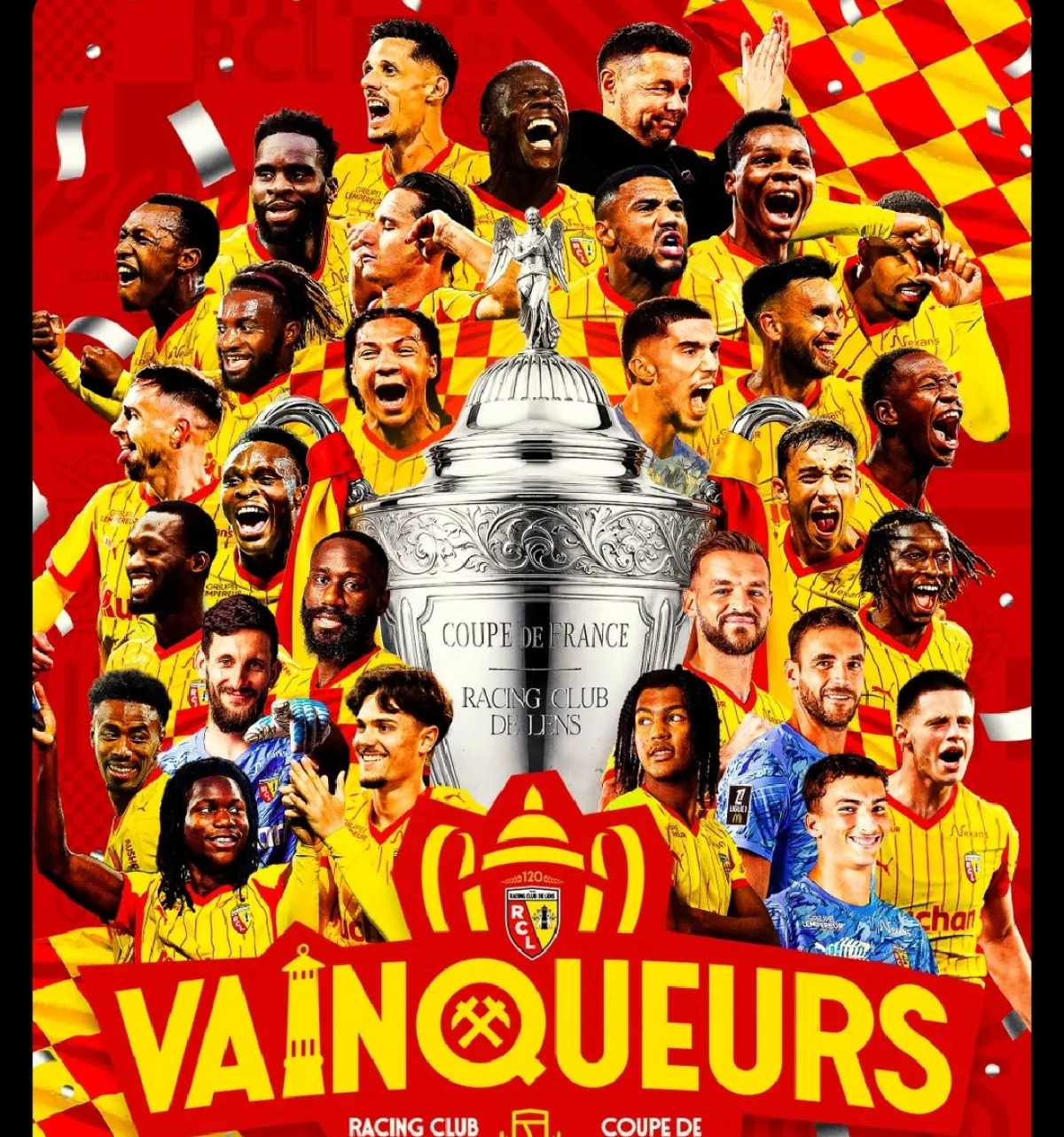 Lens Juara Piala Prancis untuk Pertama Kali Usai Tundukkan Nice 3-1