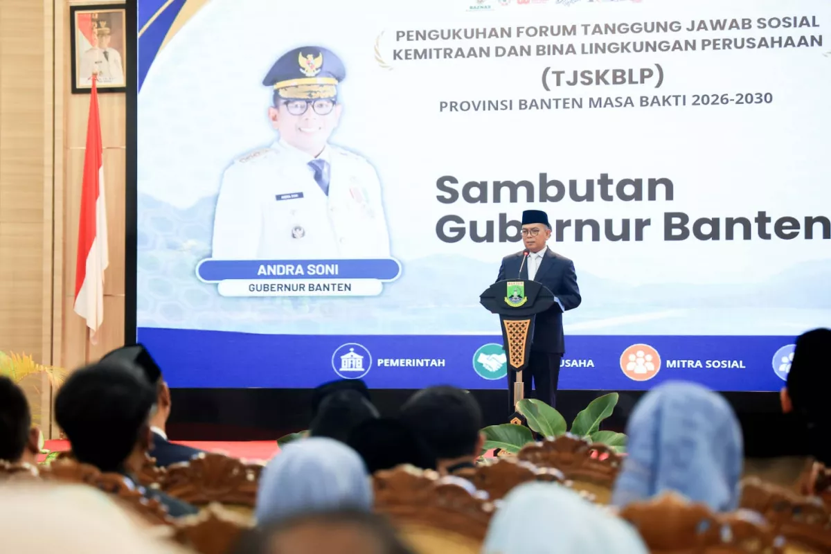 Gubernur Andra Soni Kukuhkan Forum CSR Banten, Tekankan Sinergi dengan Program Pemerintah