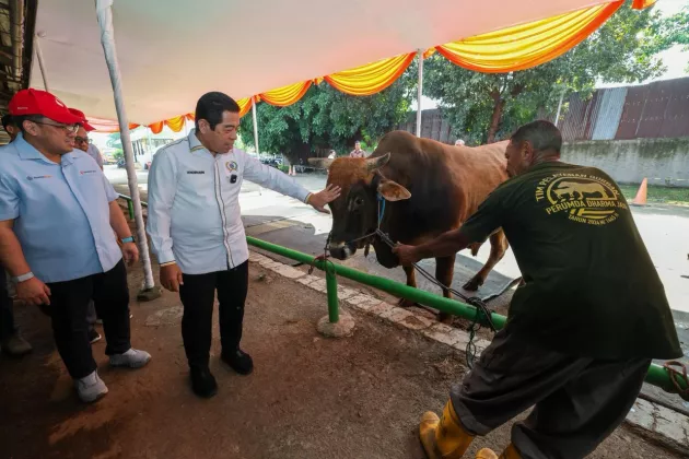 Ketua DPRD DKI Tinjau Kesiapan Dharma Jaya Hadapi Iduladha 1447 H