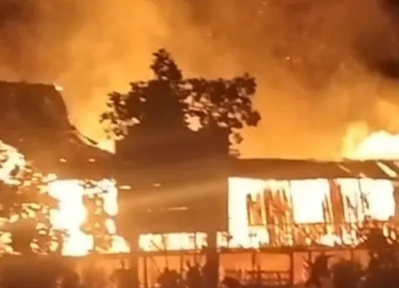 Gereja Katolik di Mimika Ludes Terbakar, Ini Penyebabnya