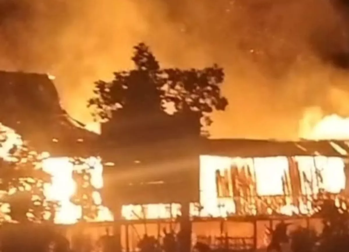 Gereja Katolik di Mimika Ludes Terbakar, Ini Penyebabnya