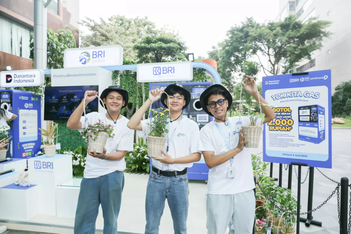 Peringati Hari Lingkungan Hidup Sedunia, BRI Dorong Kesadaran Budaya Kelola Sampah melalui Green Action BRI Peduli 