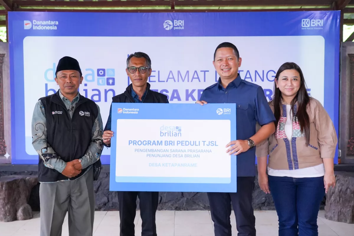Dorong Pengembangan Wisata dan Edukasi Berbasis Masyarakat, BRI Peduli Salurkan Bantuan untuk Desa Ketapanrame
