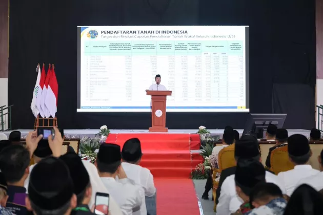 Meningkat 206%, Menteri Nusron Apresiasi Peran Nazir dalam Percepatan Sertipikasi Tanah Wakaf