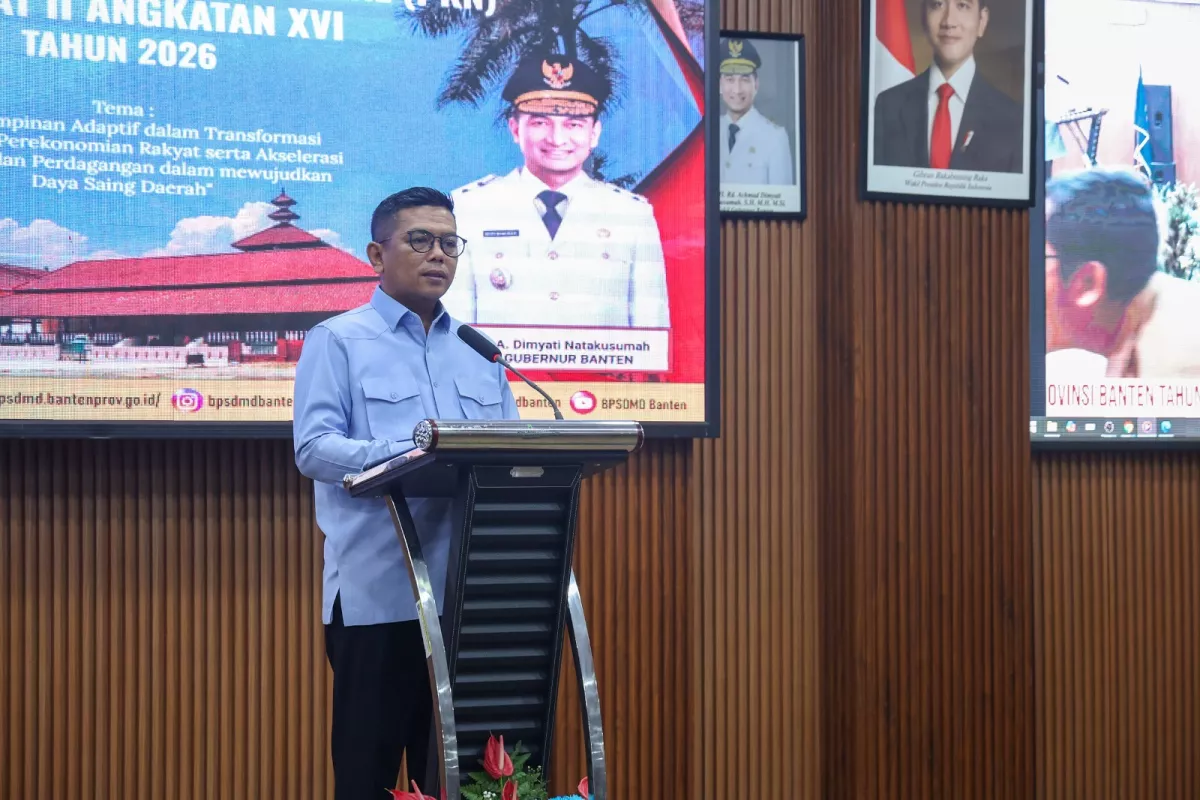Gubernur Andra Soni Minta Peserta PKN Menjadi Pemimpin Kolaboratif dan Berorientasi Hasil