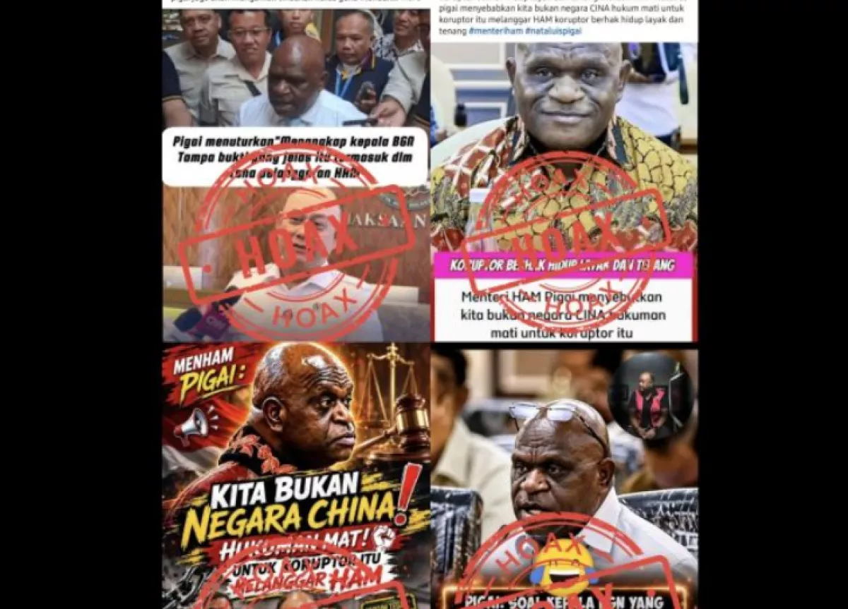 Kementerian HAM Bantah Narasi Pigai yang Viral soal BGN dan Hukuman Mati Koruptor: HOAX