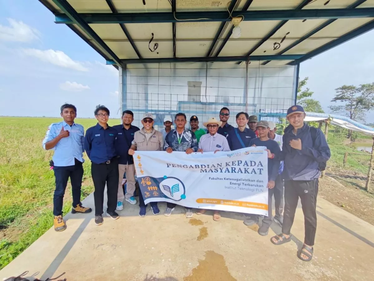 Tingkatkan Electrifying Agriculture, ITPLN Bangun Pompa Tenaga Surya di Karawang