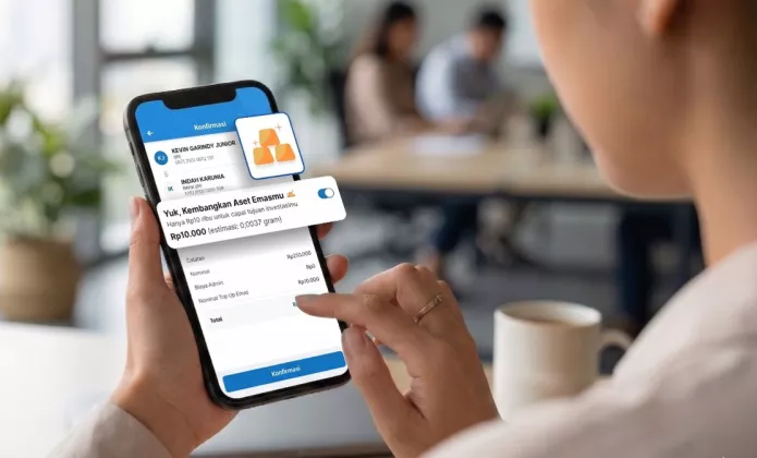 BRI Hadirkan Fitur 'Toggle' Nabung Emas Otomatis di BRImo, Transfer Sekaligus Berinvestasi Mulai dari Rp10 Ribu