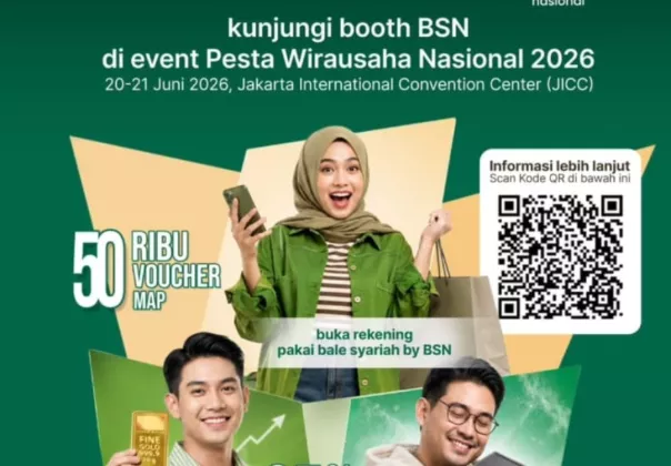 BSN Hadir di Pesta Wirausaha Nasional 2026, Tawarkan Promo Pembukaan Rekening hingga Refinancing Rumah