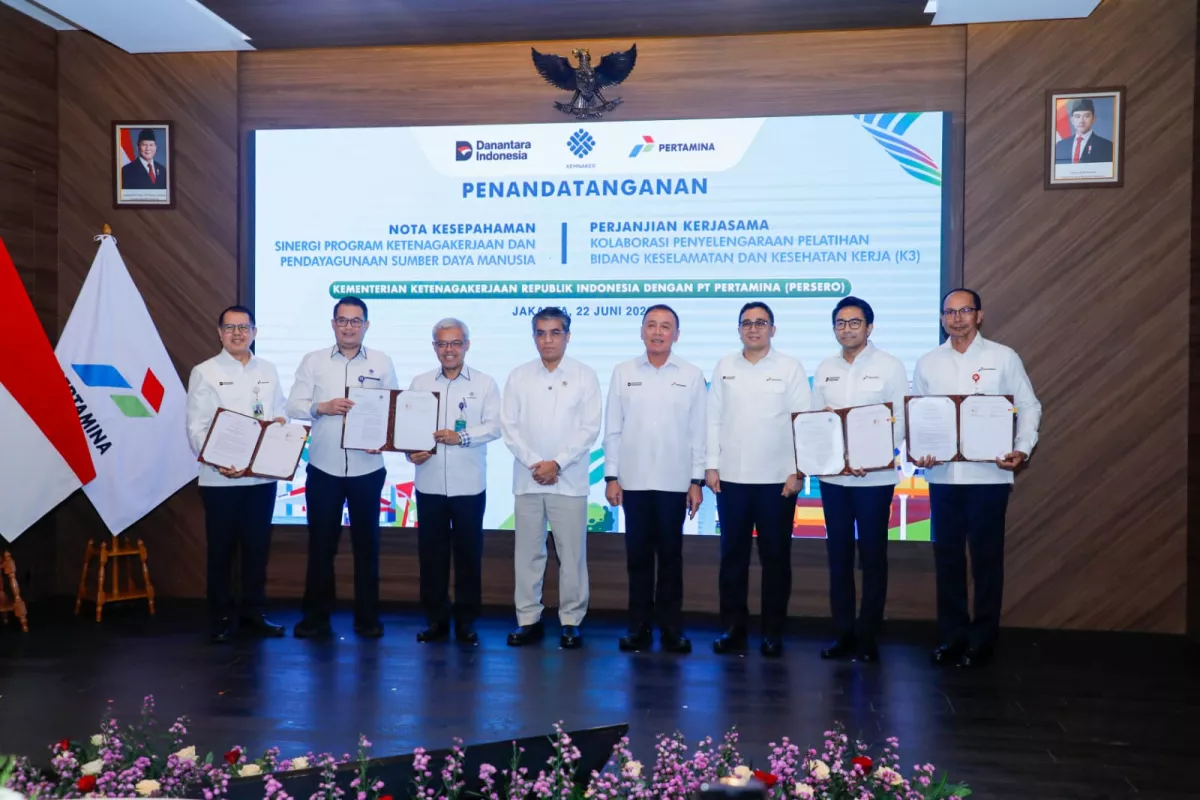 Kemnaker-Pertamina Jalin Kolaborasi Pengembangan SDM dan Pelatihan Vokasi K3