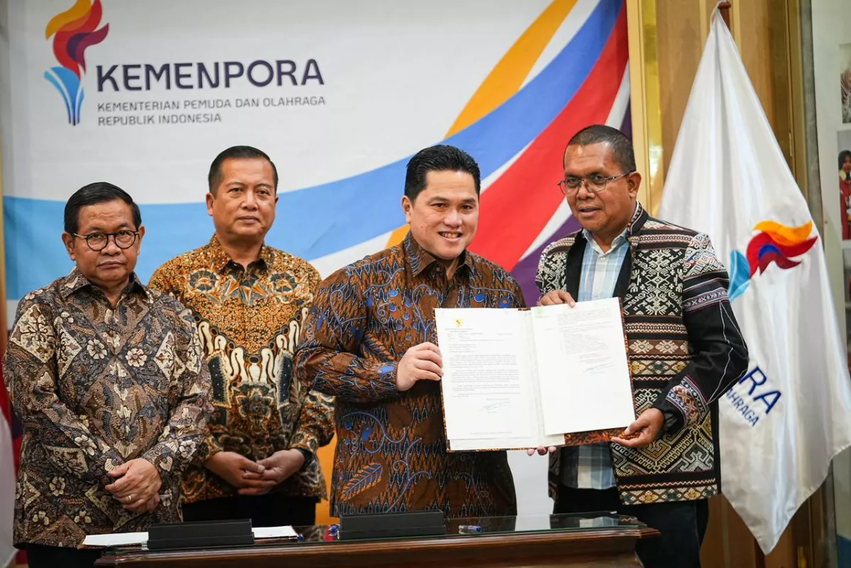 Menpora Erick Resmi Serahkan SK Penetapan Tuan Rumah PON XXII Tahun 2028 Kepada DKI Jakarta, NTT dan NTB