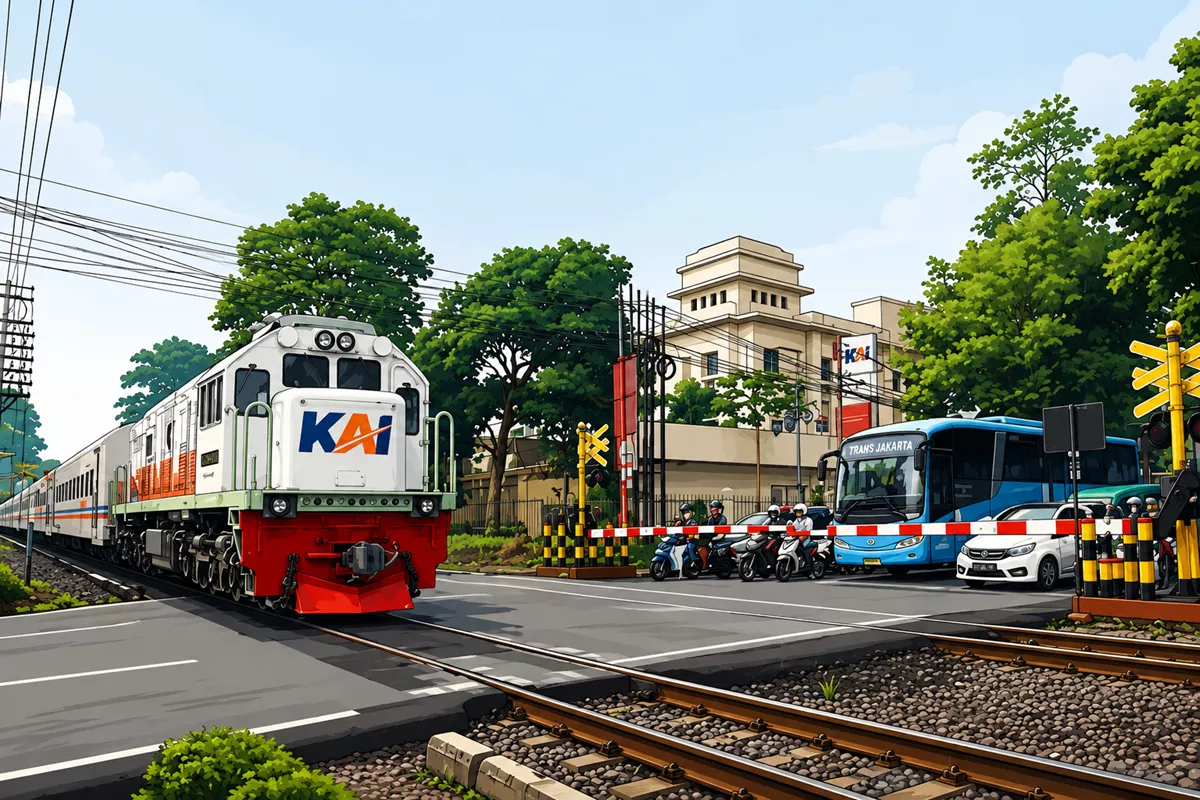 Akibat Nekat Terobos Palang Kereta: Terjadi 118 Kecelakaan dan 48 Tewas hingga Juni 2026