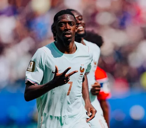 Hasil Prancis vs Norwegia 4-1, Dembele Hattrick, Les Bleus Juara Grup