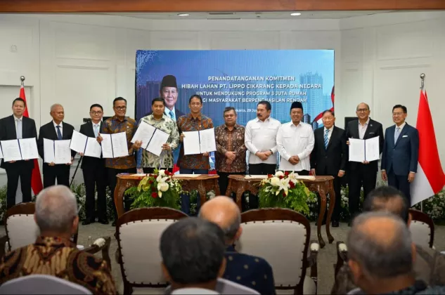 Pemerintah Terima Tanah untuk 3 Juta Rumah dari Lippo Cikarang, Menteri Nusron Komitmen Percepat Proses Hibah