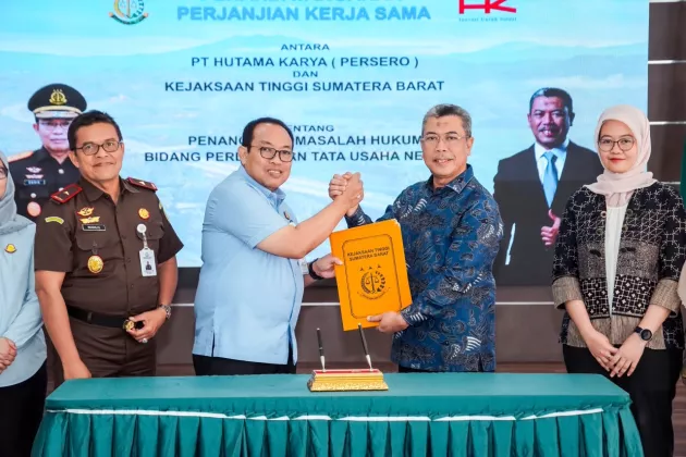 Makin Kokoh! Hutama Karya Gandeng Kejaksaan Tinggi Sumbar Perkuat Hukum Proyek Infrastruktur Strategis