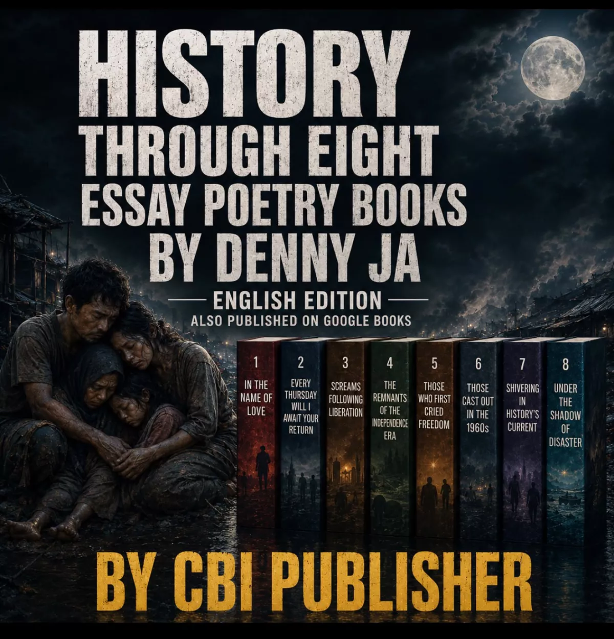 Delapan Buku Puisi Esai Denny JA Resmi Terbit dalam Bahasa Inggris, Hadir di Google Books untuk Pembaca Dunia
