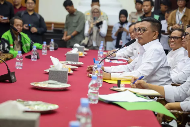 Gubernur Andra Soni Gerak Cepat Tindak Lanjuti Aspirasi Pengemudi Ojol