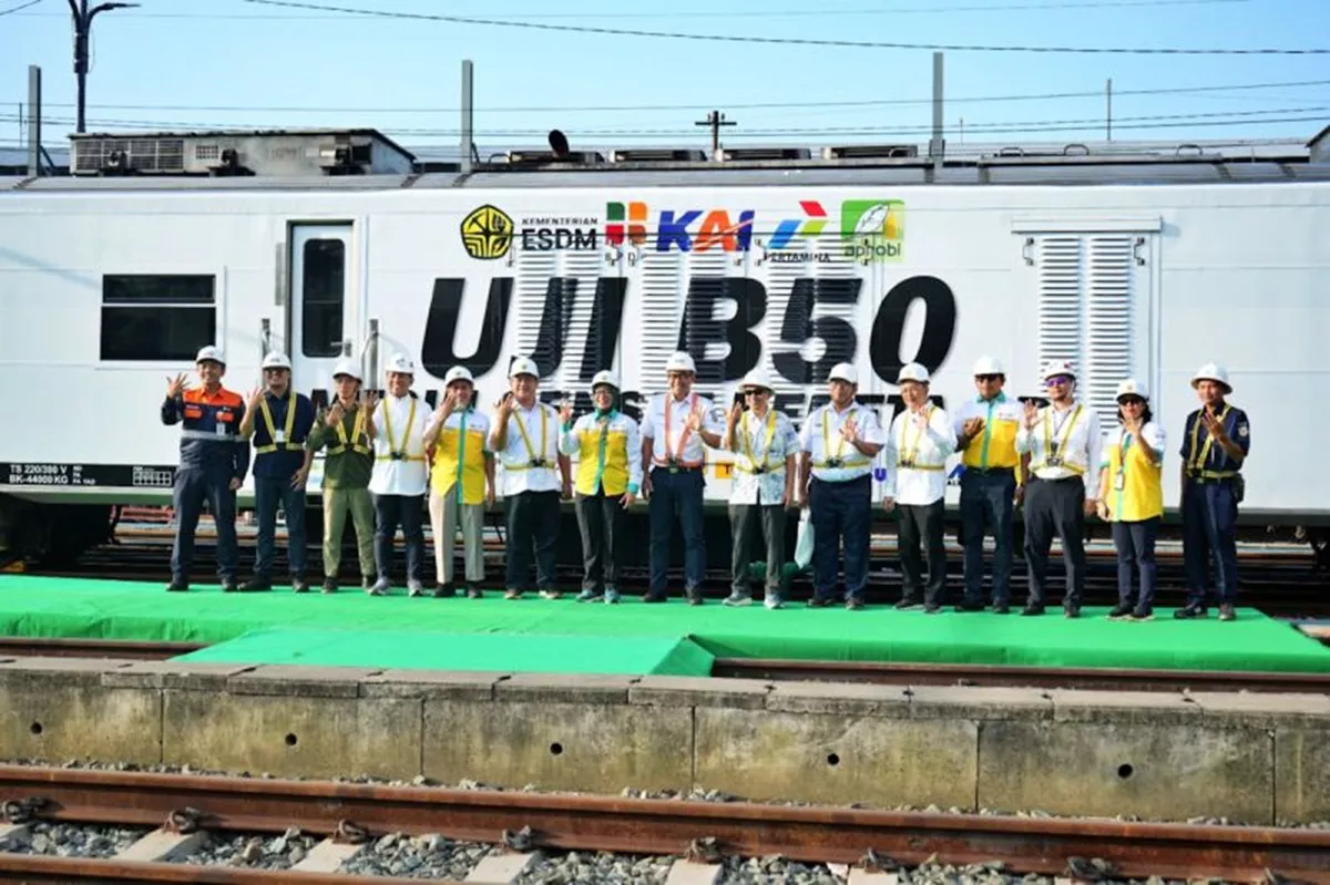 KAI Pastikan Seluruh Lokomotif dan Kereta Diesel Siap Pakai Biodiesel B50
