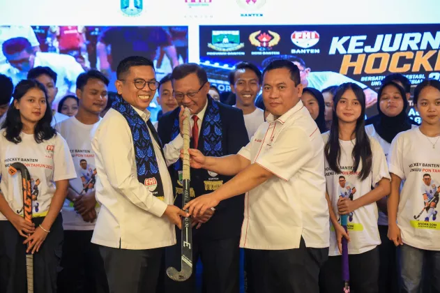 Gubernur Andra Soni Dorong Pembinaan Atlet, Pengurus FHI Banten Diminta Perkuat Prestasi Hoki