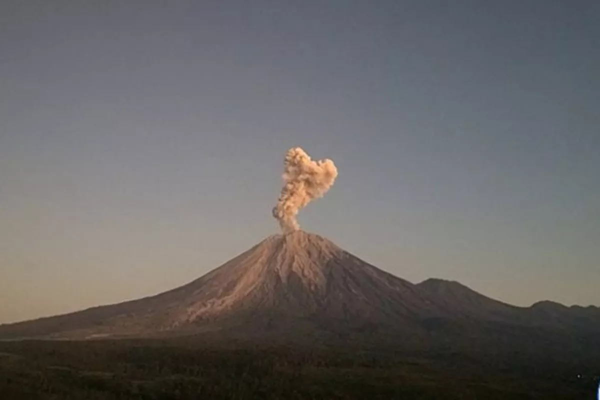 Gunung Semeru Erupsi 1 Km! Masyarakat Diminta Waspadai Bahaya Letupan Sekunder