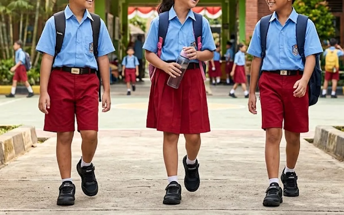 Bukan Cuma Awet! Ini Rekomendasi Sepatu Sekolah Anak SD yang Nyaman, Ringan dan Modis