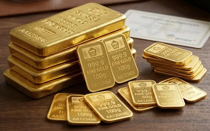 Harga Emas Antam Hari Ini Turun Rp20.000, Cek Daftar Lengkapnya!