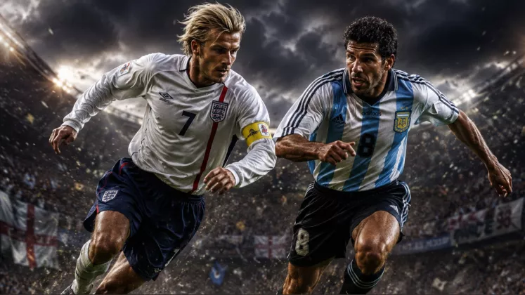 Kilas Balik Lima Duel Inggris vs Argentina di Piala Dunia