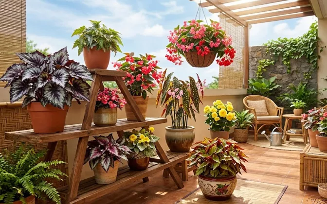 Gampang Banget Dirawat! Ini 11 Jenis Tanaman Begonia Cantik yang Lagi Hits
