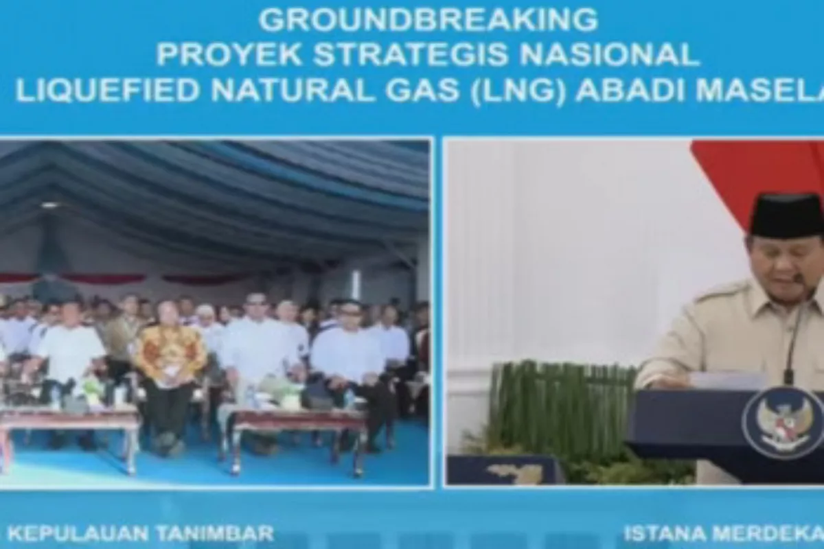 Prabowo Resmikan Proyek Raksasa LNG Masela