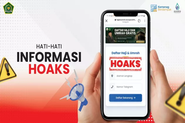 Awas Penipuan! Jangan Klik Link Pendaftaran Haji dan Umrah Gratis yang Catut Nama Kemenag