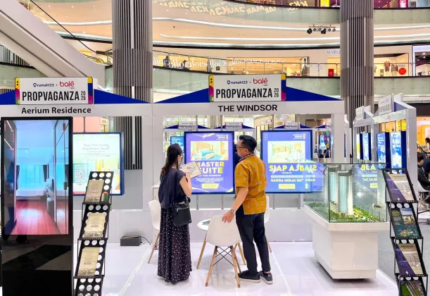 Jakarta Barat Masuk Tiga Besar, Rumah123 x balé by BTN PropVaganza 2026 Hadirkan Puluhan Developer