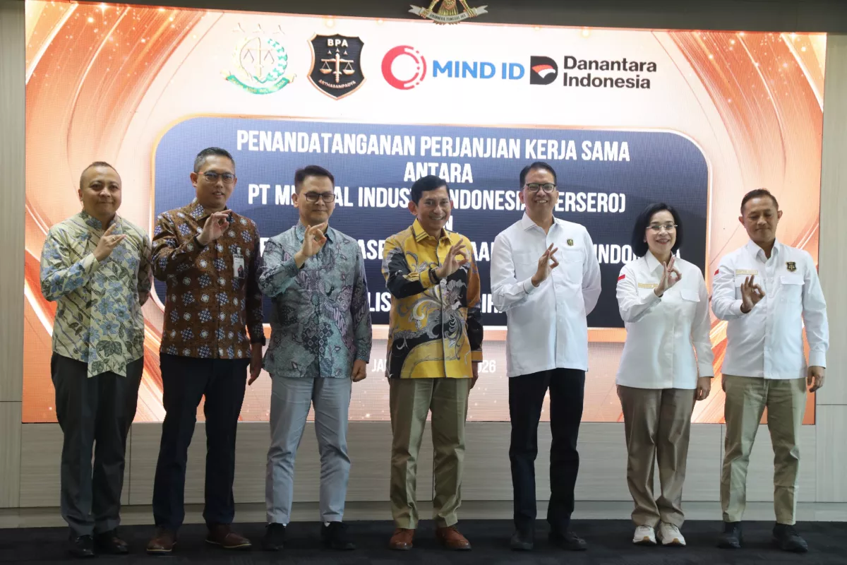 Badan Pemulihan Aset dan MIND ID Jalin Kerja Sama Optimalisasi Pemulihan Aset