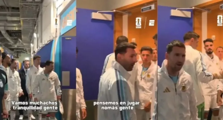 Video Lionel Messi Cs Keluar dari Ruang Ganti Jelang Lawa Spanyol dengan Wajah Tegang, Ada Konspirasi hingga Argentina Harus Mengalah?