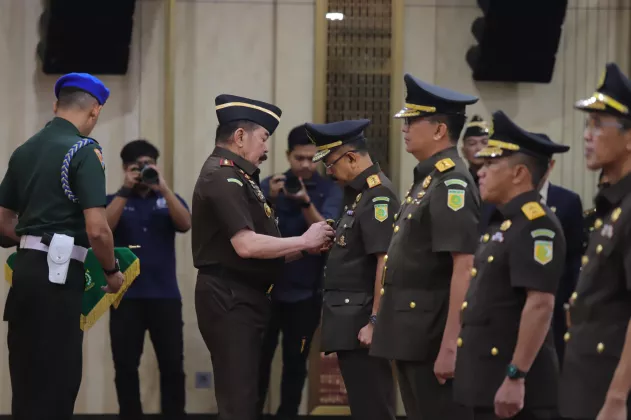  Jaksa Agung Lantik Wakil Jaksa Agung, Jampidsus hingga Kabadiklat Kejaksaan