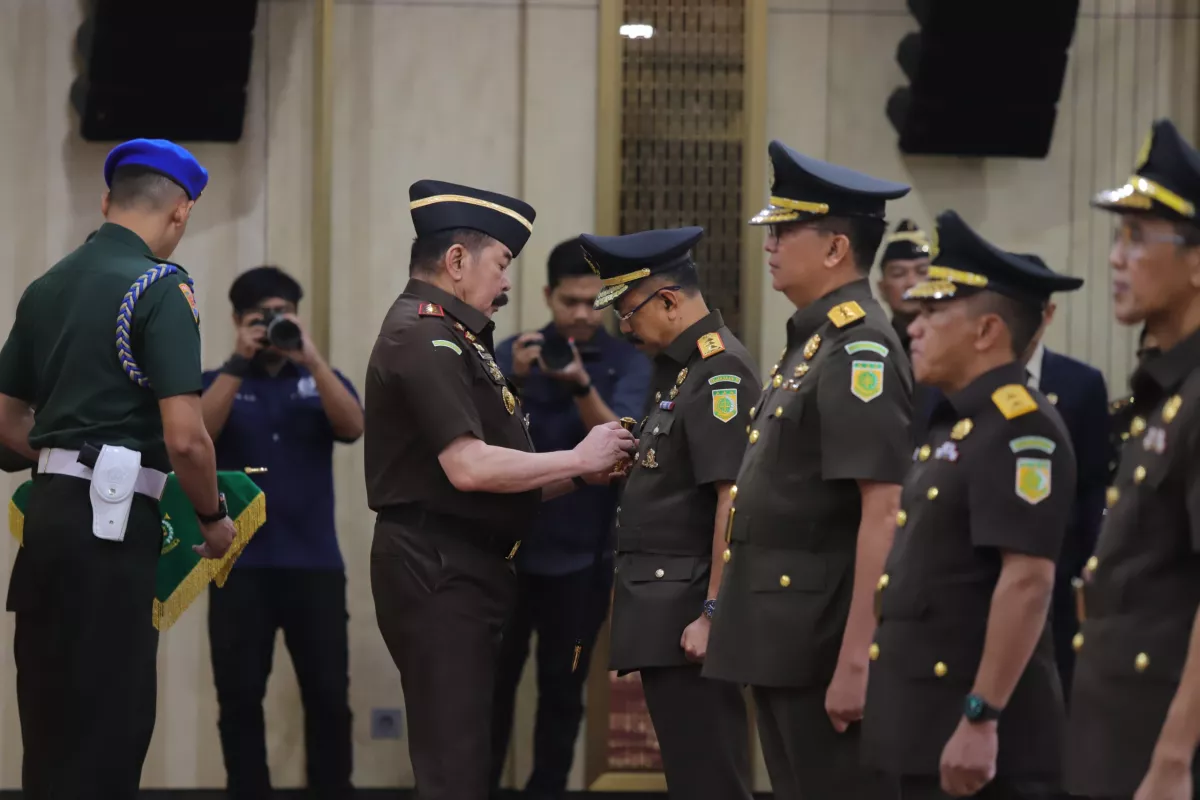  Jaksa Agung Lantik Wakil Jaksa Agung, Jampidsus hingga Kabadiklat Kejaksaan