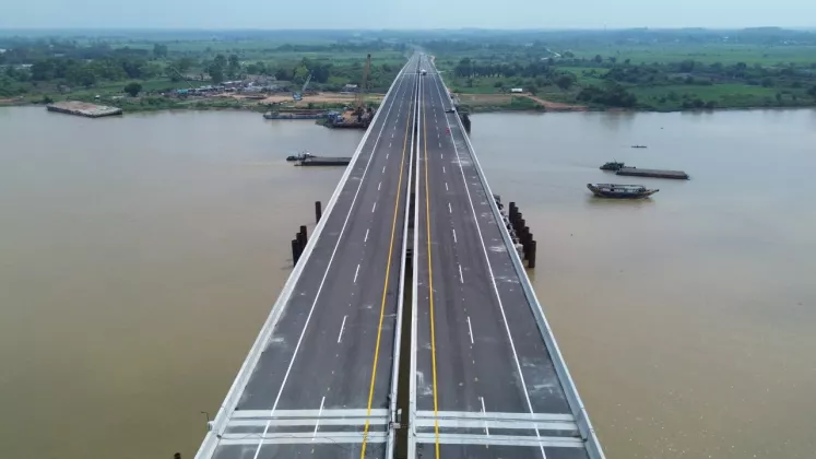 Hutama Karya Kantongi Sertifikat Laik Fungsi Jembatan Musi V, Tol Palembang–Betung Makin Dekat Beroperasi