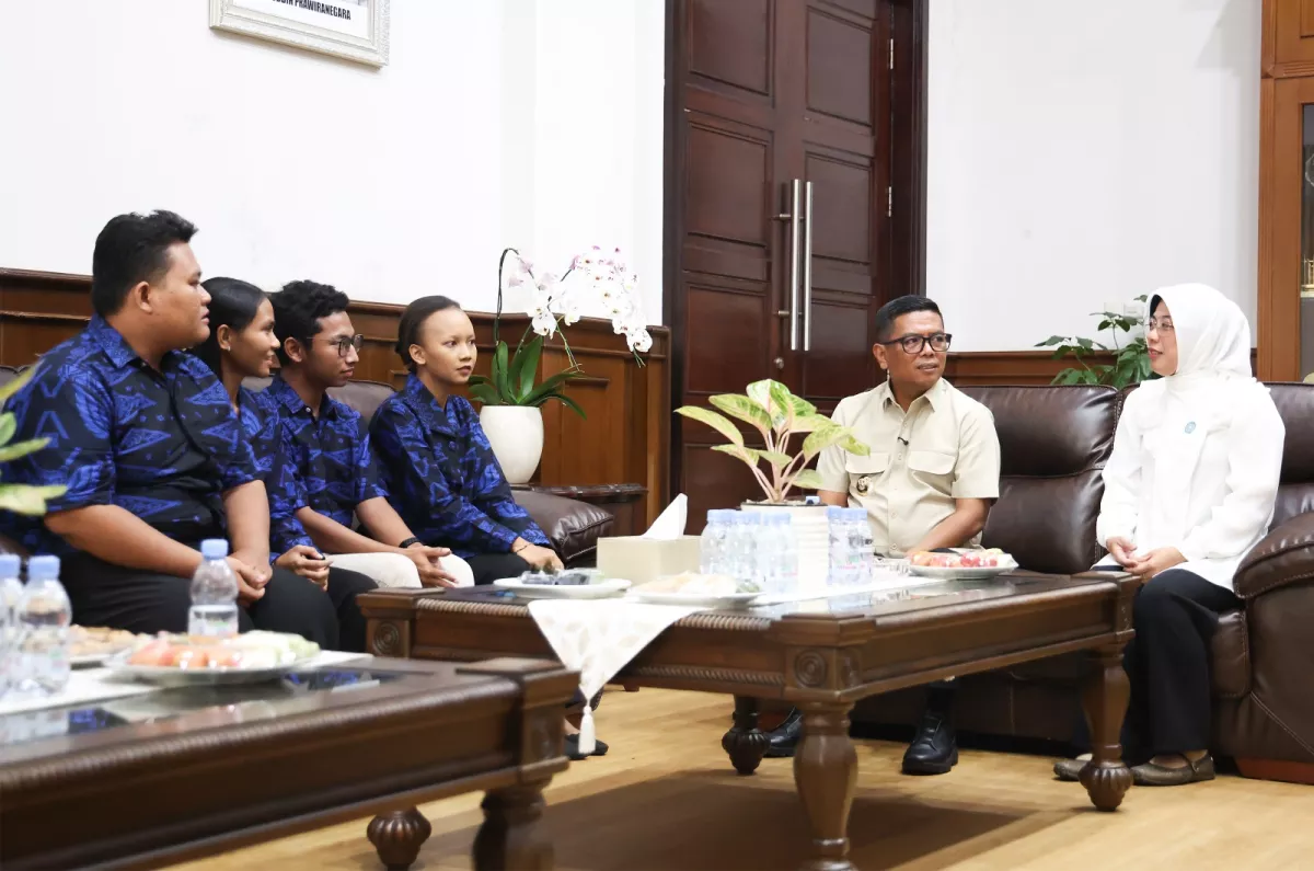 Delegasi Gita Bahana Nusantara Asal Banten Dilepas Gubernur Andra Soni