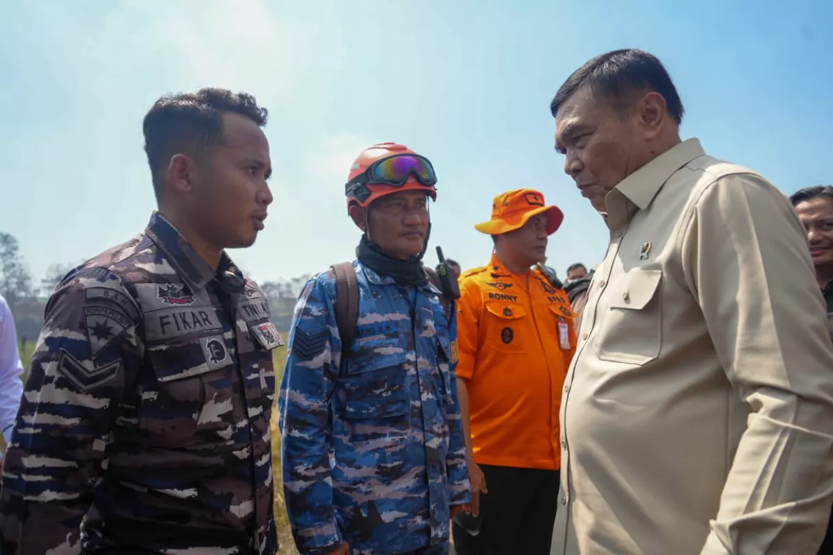 Menko Polkam Optimis Penanganan Karhutla di Kalimantan Dapat Berjalan Baik